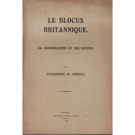 Le blocus britannique