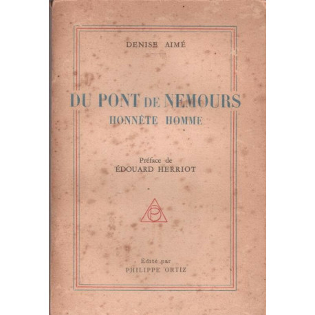 Du Pont de Nemours honnête homme