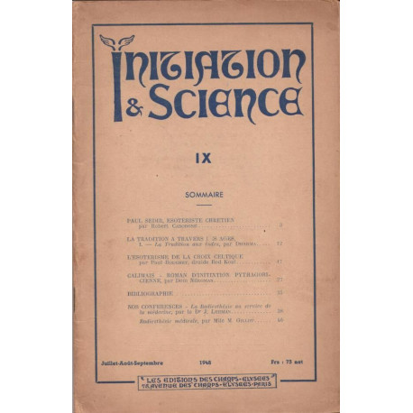 Initiation et Science IX