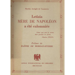 Letizia mère de Napoléon a été calomniée