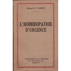 L'homéopathie d'urgence