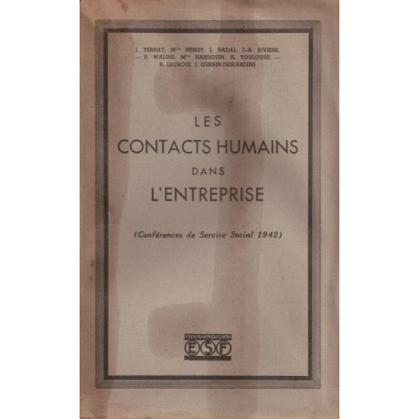 Les contacts humains dans l'entreprise