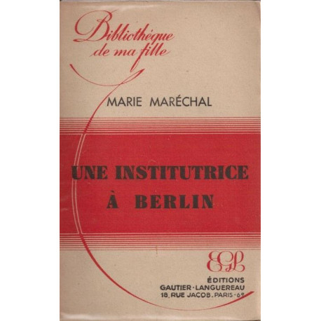 Une institutrice à berlin