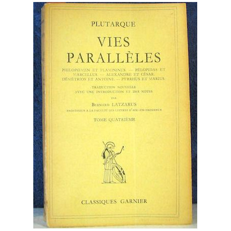 Vies parallèles tome quatrième