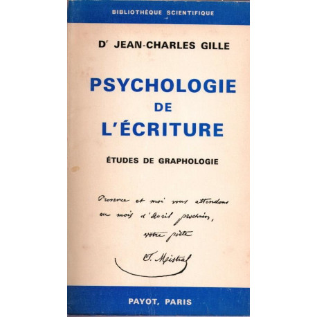 Psychologie de l'écriture