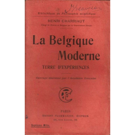 La Belgique moderne