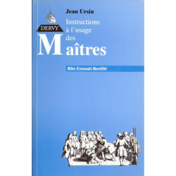 Instructions à l'usage des Maîtres