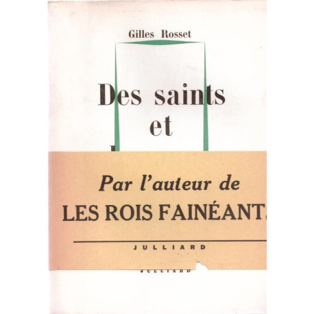 Des saints et des anges