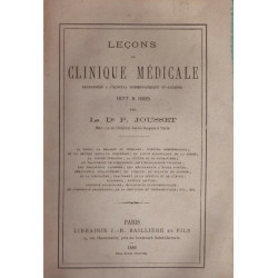 Leçons de clinique médicale professées à l'hôpital Saint-Jacques...