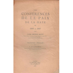 Les Conventions Et Déclarations De La Haye De 1899 Et 1907