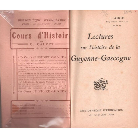 Lectures sur l'histoire de la Guyenne Gascogne