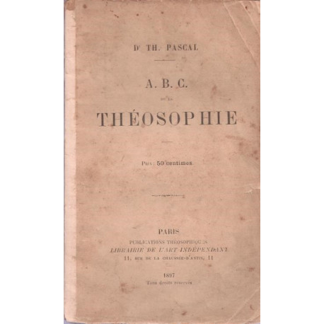 A.B.C. de Théosophie