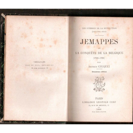 Jemappes et la Conquète de la Belgique (1792 - 1793)