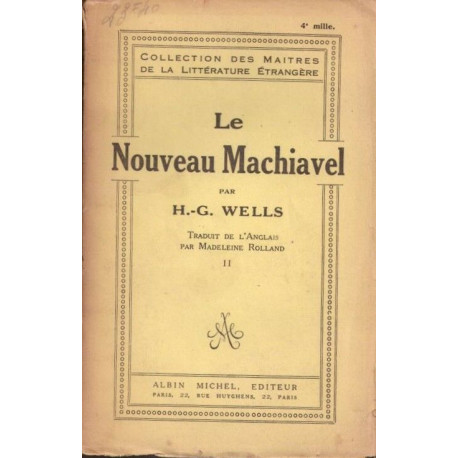 Le nouveau machiavel tome 2