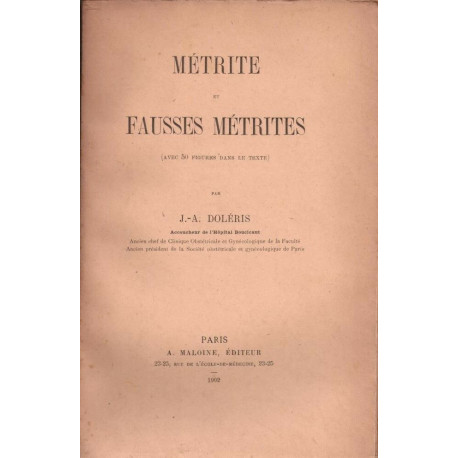 Métrite Et Fausses Métrites