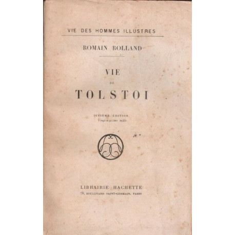 Vie de Tolstoï