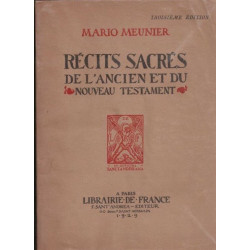 Récits sacrés de l'Ancien et du Nouveau Testament ( Dédicacé )