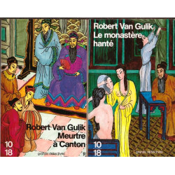 3 livres Meurtre à Canton - le monastère hanté - l'énigme du clou...