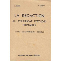 La rédaction au Certificat d'études primaires