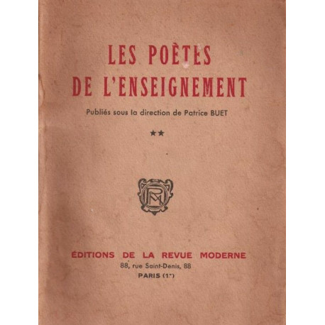 Les poètes de l'enseignement 2