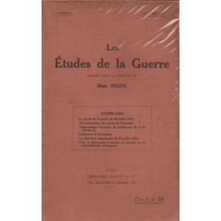 Les études de la guerre ( cahier n° 3 )