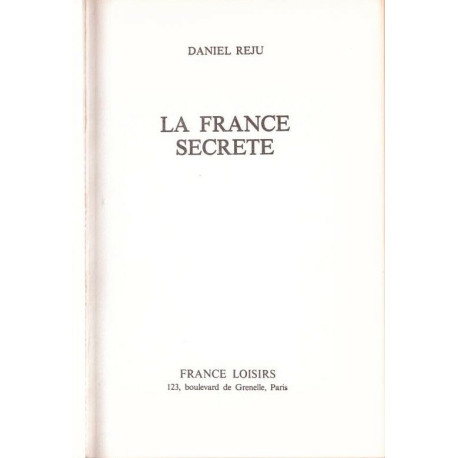 La france secrète