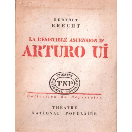 La resistible ascension d'Arturo Ui