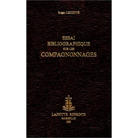 Essai bibliographique sur les compagnonnages