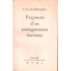 Fragments d'un enseignement inconnu