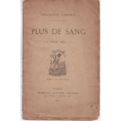 Plus de sang - Avril 1871