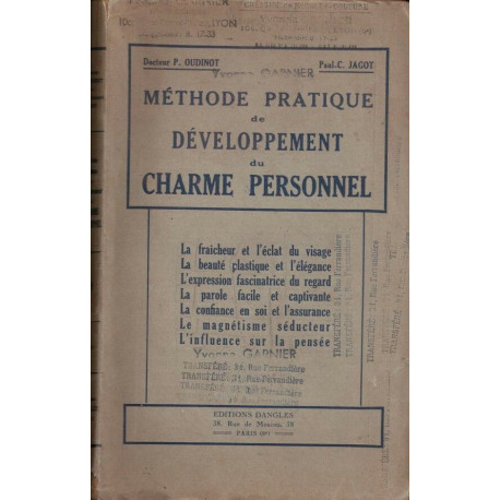 Méthode pratique de développement du charme personnel