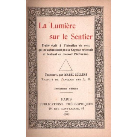 La Lumière sur le Sentier ( 1909 )