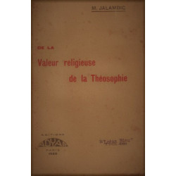 De la valeur religieuse de la Théosophie