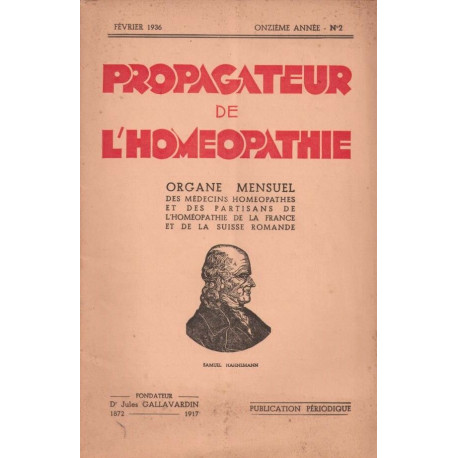 Le propagateur de l'homoeopathie n° 2