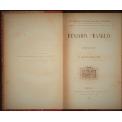 Benjamin Franklin Extraits par A. Hannedouche