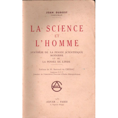 La science de l'homme