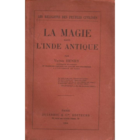 La Magie dans l'Inde antique