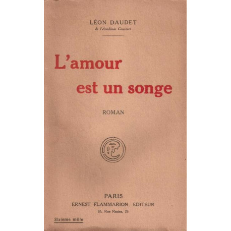 L'amour est un songe