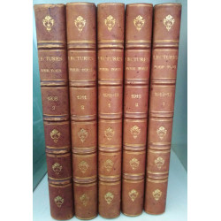 Lectures pour tous. 5 VOLUMES Années 1908/2 - 1911/2 - 1911-12/1 -...