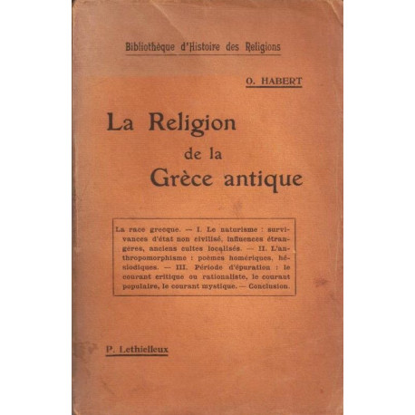 La Religion De La Grece Antique