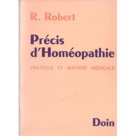 Précis d'homéopathie. pratique et matière médicale