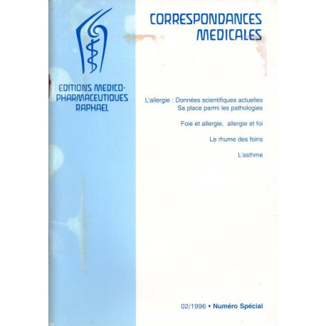 Correspondances médicales n° spécial