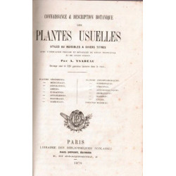 Connaissance et description botanique des plantes usuelles utiles...