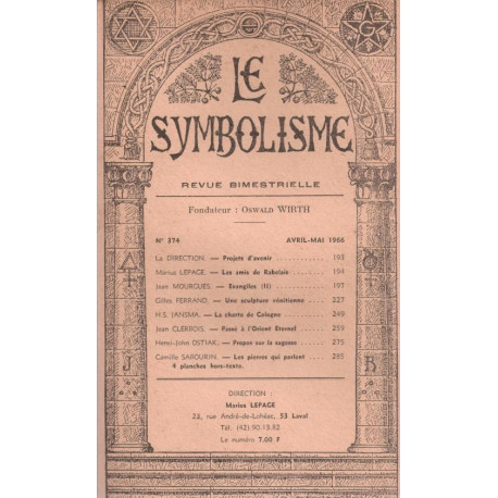 Le Symbolisme n° 374