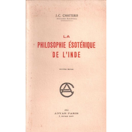 La philosophie ésotérique de l'Inde