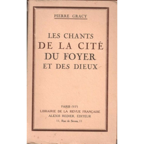 Les chants de la Cité du Foyer et des Dieux