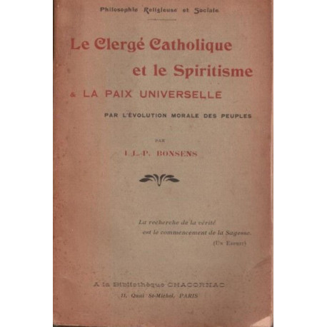 Le clergé catholique et le spiritisme