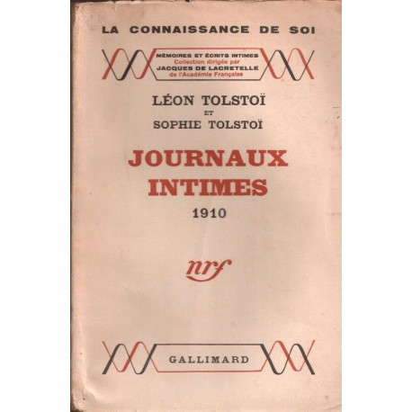 Journaux intimes 1910