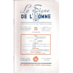 Le Signe de l'Homme. revue spiritualiste des temps nouveaux n° 23