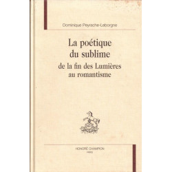 La poétique du sublime